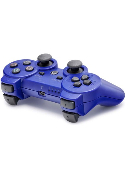 Büro Ev Ofis Oyun Konsolu Için Mavi Ps3 Gamepad Oyun Kolu