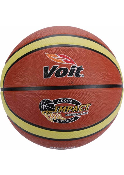 Impact Basketbol Topu No:5 Kahve-Beyaz