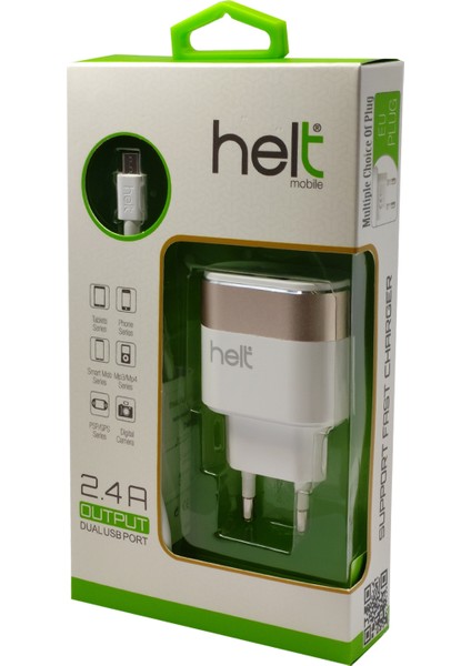 Ht-12 10W 2400 Mah Micro Kablo + Şarj Aleti (Beyaz) fiyatları