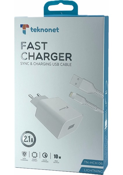 TN-HCH06 10W 2100 Mah Lightning Kablo + Şarj Aleti fiyatları