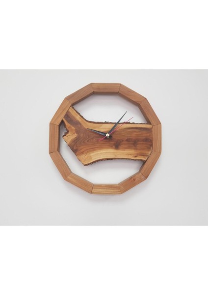 Şık ve Doğal Duvar Saati, Modern Ev Dekoru Için Ideal Seçenektir