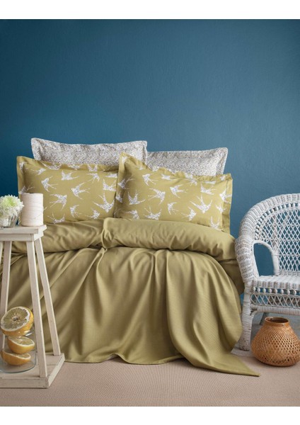 Tek Kişilik Bambu Pıke Takımı Freely Olıve - Pıke Takımı