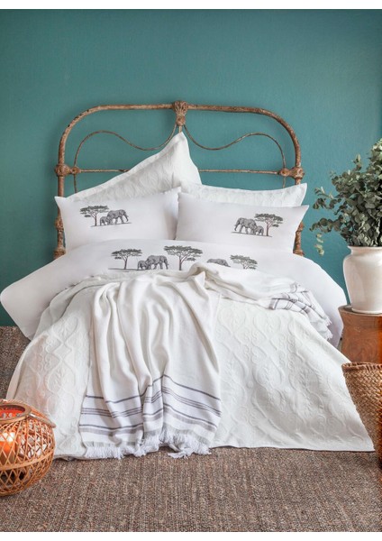 Çift Kişilik Tımeless Prıme Set Aleph Whıte - Yatak Ortusu