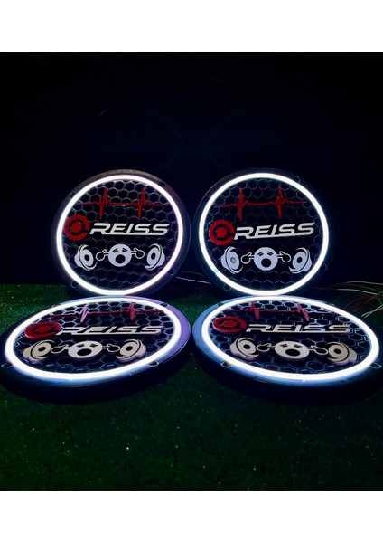20CM Pixel Kayar Ledli Midrange Kapağı Reıs Yazılı Özel Tasarım 4 Adet 20CM Kayar Ledli + Kumanda fiyatları