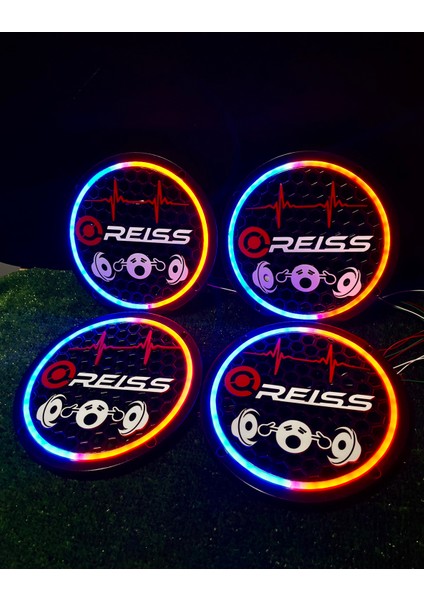 20CM Pixel Kayar Ledli Midrange Kapağı Reıs Yazılı Özel Tasarım 4 Adet 20CM Kayar Ledli + Kumanda fırsatları