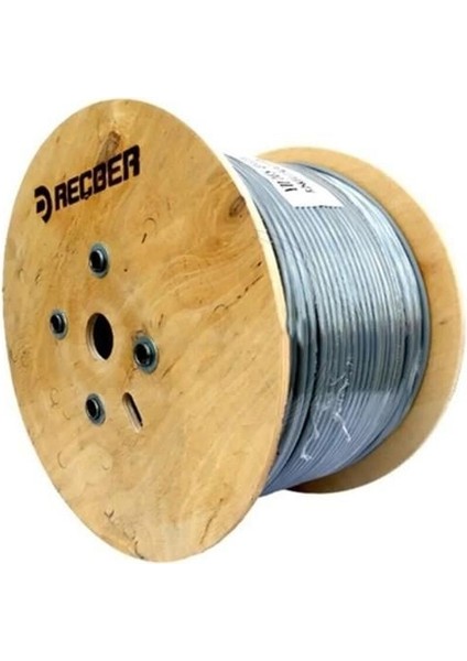 CAT6U/UTP 23AWG Gri 500M Makara Kablo Halojen Free