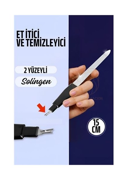 Tırnak Törpüsü Et Iticili Et Kesici Çelik Solingen Profesyonel