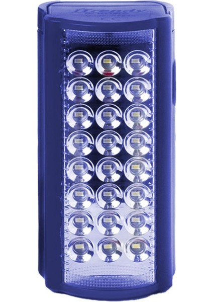 AYDOGANTICARET44 24 Ledli Şarjlı Işıldak (6V4A Akülü * Powerbank Özellikli)