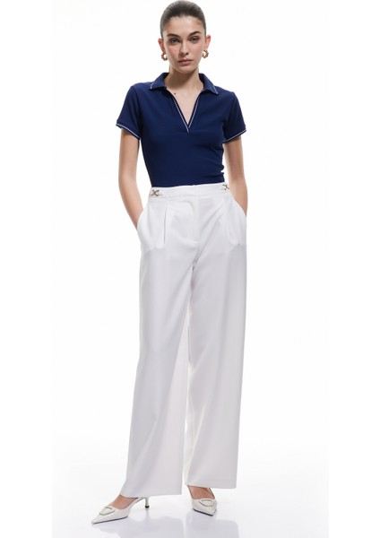 Yeni Sezon Pamuklu Slim Fit Çizgili Kısa Kollu Polo Yaka Tişört fiyatları