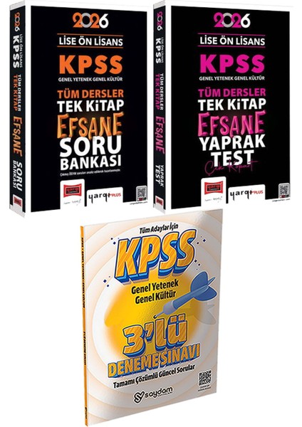 Tüm Dersler Tek Kitap Efsane Çek Kopart Soru - Tek Kitap Efsane Çek Kopart Yaprak Test + 3lü Deneme