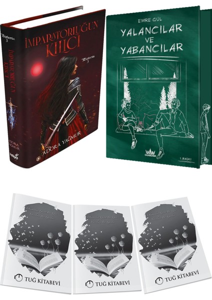 Yalancılar ve Yabancılar 1 Ciltli Özel Baskı ve Imparatorluğun Kılıcı Ciltli Adora Yağmur 2li Set + Hediyeli