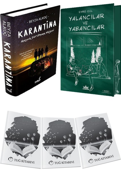 Yalancılar ve Yabancılar 1 Ciltli Özel Baskı ve Karantina 1 Ciltli Beyza Alkoç 2li Set + Hediyeli