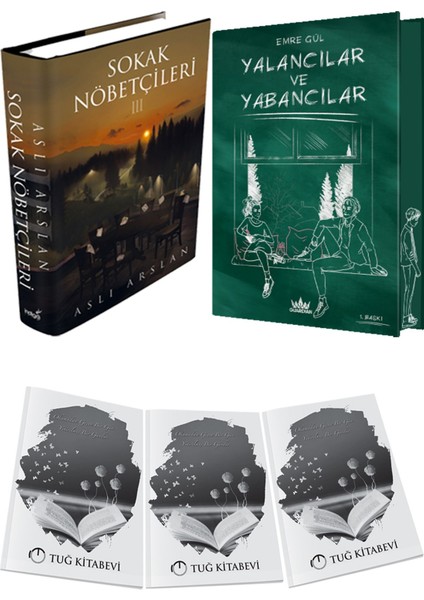 Yalancılar ve Yabancılar 1 Ciltli Özel Baskı ve Sokak Nöbetçileri 3 Ciltli Aslı Arslan 2li Set + Hediyeli