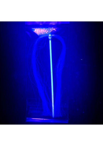 Ultraviyole Uv Neon Mavi Kristal Damla Poşet Çapari Simi 40 Metre