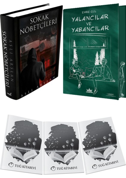 Yalancılar ve Yabancılar 1 Ciltli Özel Baskı ve Sokak Nöbetçileri 1 Ciltli Aslı Arslan 2li Set + Hediyeli