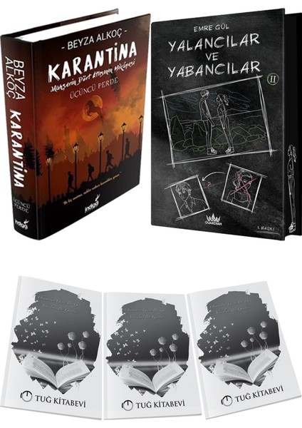 Yalancılar ve Yabancılar 2 Ciltli Özel Baskı ve Karantina 3 Ciltli Beyza Alkoç 2li Set + Hediyeli