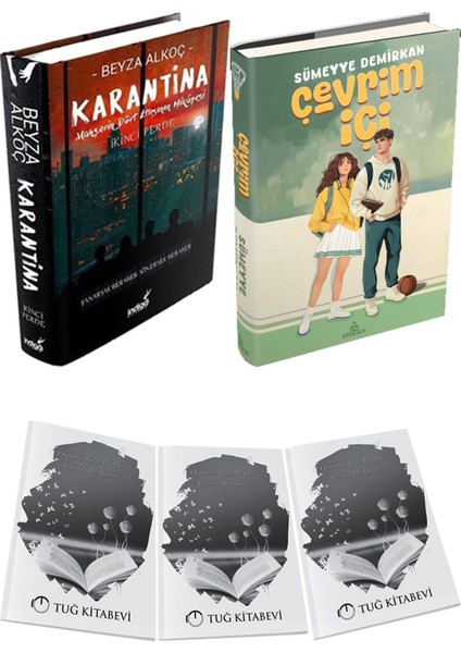 Çevrim Içi Ciltli ve Karantina 2 Ciltli Beyza Alkoç 2li Set + Hediyeli