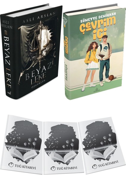 Çevrim Içi Ciltli ve Beyaz Leke 2 Özgürlük Ciltli Aslı Arslan 2li Set + Hediyeli