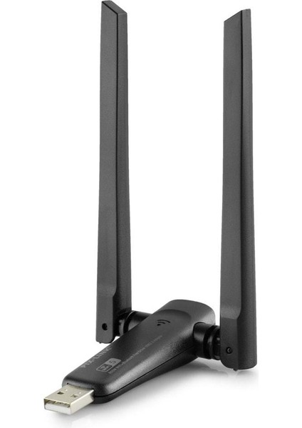 USB Wıfı Adaptor AC600 2.4ghz&5ghz RTL8811CU Wifi5 Siyah UAC21D