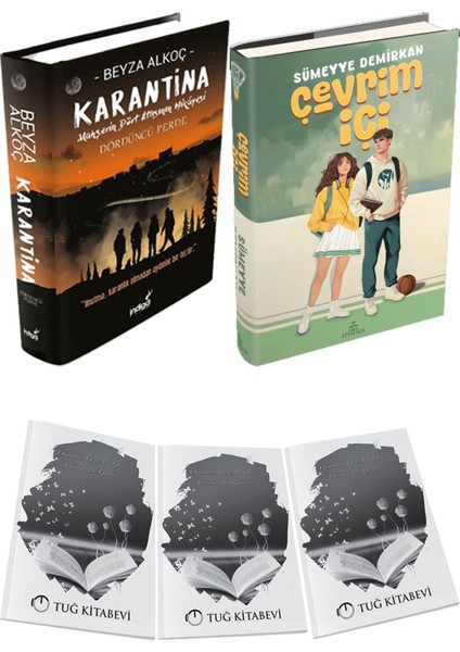 Çevrim Içi Ciltli ve Karantina 4 Ciltli Beyza Alkoç 2li Set + Hediyeli