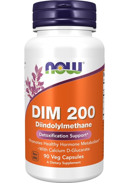 Foods Supplements, Dım 200 (Diindolylmethane) With Calcium D-Glucarate, 90 Veg Capsules