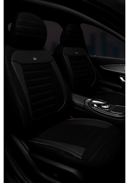 Mini Coupe (2 Kapı) 2011–2015 Pulse Serisi Raşel Siyah Koltuk Kılıfı