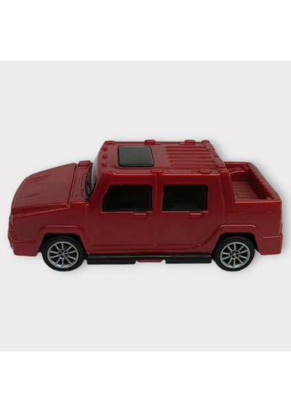 Çek Bırak Arabalar 10 cm - Kırmızı Jeep (Lisinya)