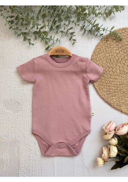 Mürdüm Bebek Tulum, Zıbın Takım Interlok Kumaş , Çıt Çıtlı Uzun Kollu, Şapkalı Seti fırsatları