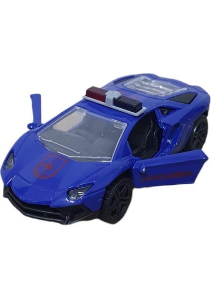 Çek Bırak Metal Araba Lamborgini - ILK004 - Jandarma (Lisinya)