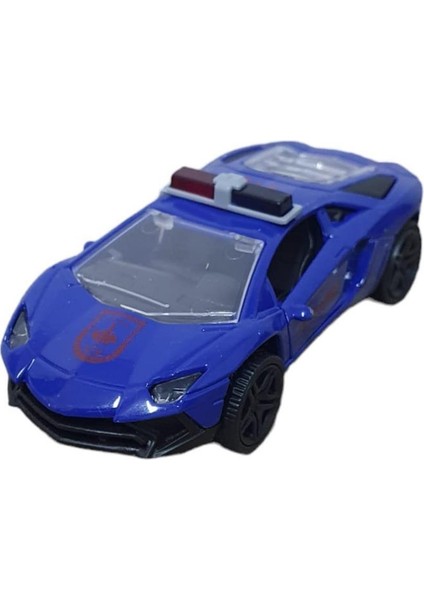 Çek Bırak Metal Araba Lamborgini - ILK004 - Jandarma (Lisinya)
