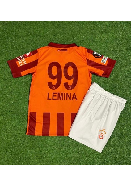 G.âla.tâsa.rây 100.YIL Lemina Çocuk Forması 4 Lü Set Corap Bileklik Hedyeli HD1199