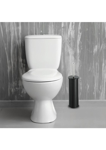 Metal 3 Litre Siyah 2'li Banyo Seti Pedallı Çöp Kovası Wc Klozet Tuvalet Fırça Seti Banyo Çöp Kovas modelleri