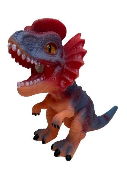 Soft Dinazor Neon Gözlü 24 cm - LD6206B-DILOPHOSAURUS (Lisinya)
