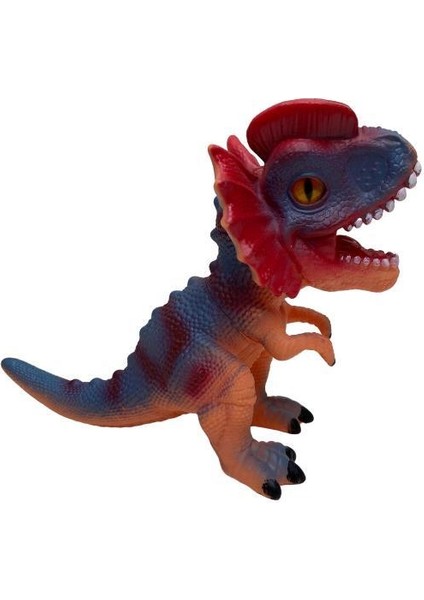 Soft Dinazor Neon Gözlü 24 cm - LD6206B-DILOPHOSAURUS (Lisinya)