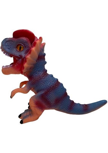 Soft Dinazor Neon Gözlü 24 cm - LD6206B-DILOPHOSAURUS (Lisinya)