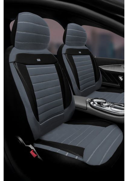 Citroën C3 Picasso 2009–2017 Natura Serisi Raşel Füme Siyah Koltuk Kılıfı