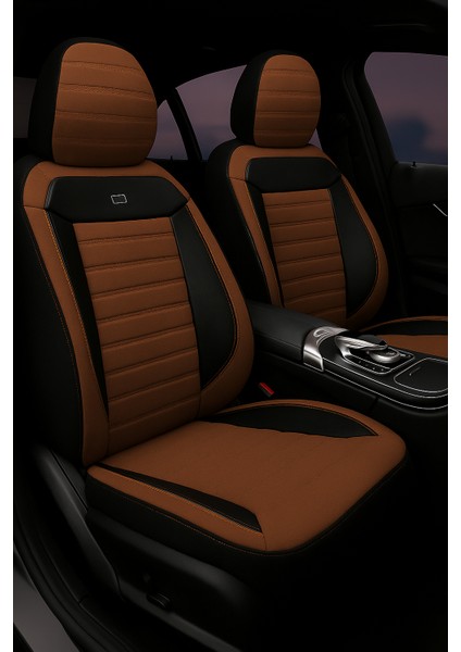 Chevrolet Kalos Hb 2002–2008 Natura Serisi Raşel Taba Koltuk Kılıfı