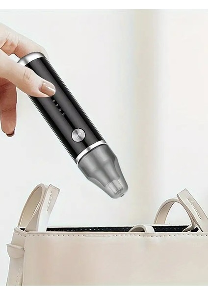 USB şarjlı burun, kulak tüy kesme ve kaş şekillendirme cihazı. Siyah Beyaz Şık Tasarım 500mAh lityum pil ile uzun ömürlü kullanım sunar. Pratik, güvenli ve çok yönlü yüz bakımı için ideal bir çözüm! fiyatları