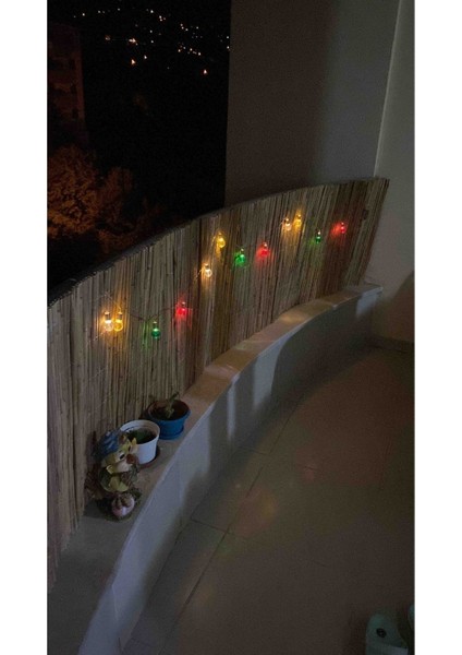 100 cm x 3 Metre Kamış Hasır Bahçe Çiti Balkon Çiti Gölgelik ve Dekorasyon