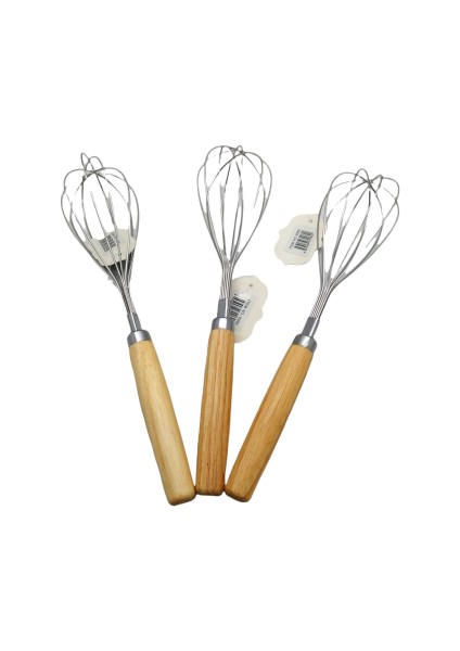 Bambu Saplı Metal Çırpıcı