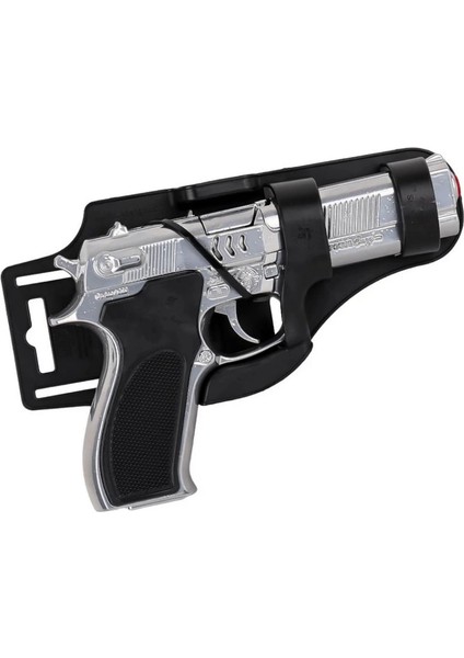 Metal Oyuncak Tabanca Krom Seri 23