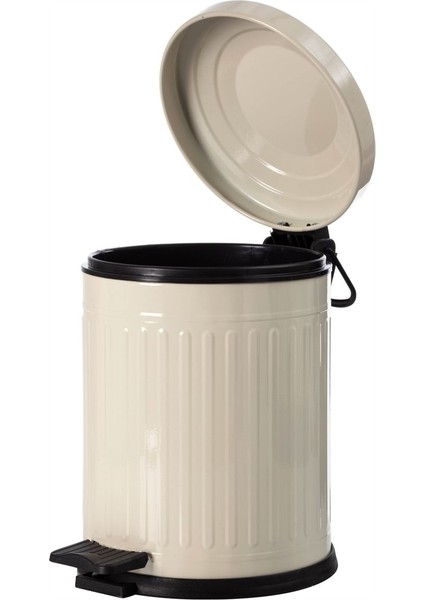 5lt Pedallı Vıntage Çöp Kovası Krem fiyatları