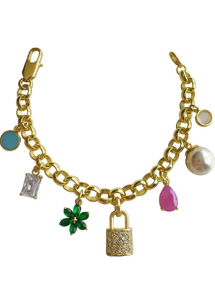 Çelik Denis Charm Bileklik