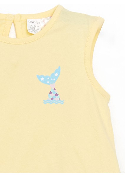Yeni Sezon Bisiklet Yaka Kiz Bebek Bluz ve Sort 2'li - S5LS41Z1
