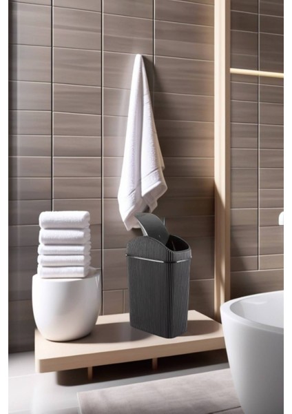 Mini Çöp Kovası, Mutfak, Banyo, Tuvalet, Ofis Çöp Kutusu Siyah modelleri