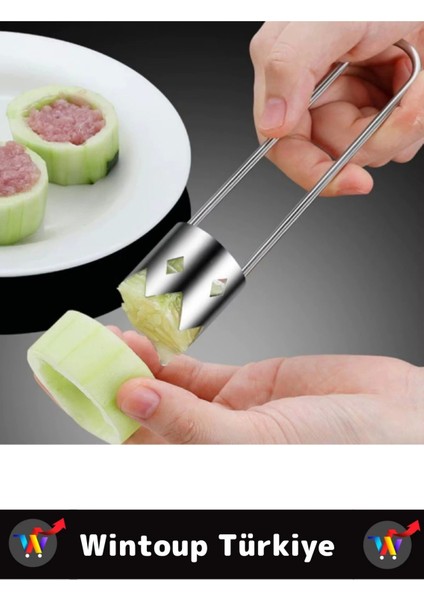 Premium Dayanıklı Uzun Ömürlü Mutfak Meyve Sebze Biber Kabak Elma Kiraz Çekirdek Çıkarma Aparatı modelleri