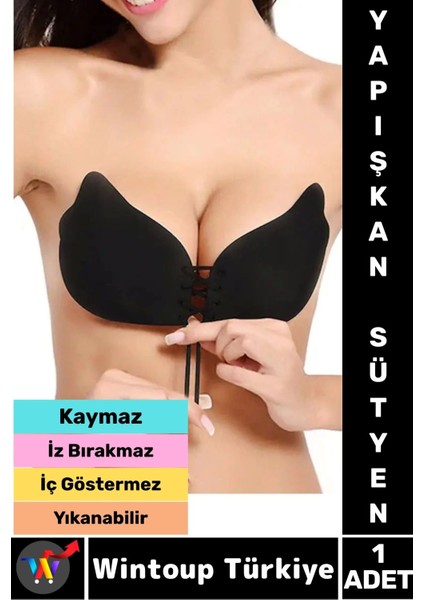 Iz Bırakmaz Kaymaz Göğüs Dikleştiren Dolgun Gösteren Toparlayan Göğüs Ucu Kapatıcı Yapışkan Sütyen