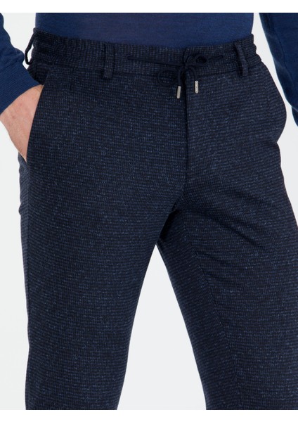 Erkek Lacivert Ex. Slim Fit Kumaş Pantolon 50270691-VR033