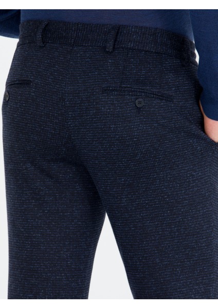 Erkek Lacivert Ex. Slim Fit Kumaş Pantolon 50270691-VR033