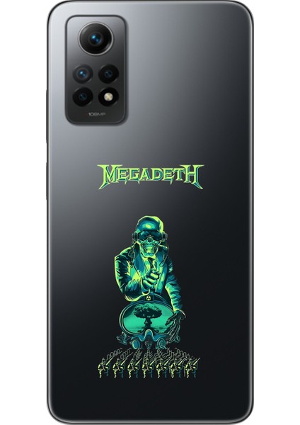 Xiaomi Redmi Note 12 Pro Uyumlu Şeffaf Kılıf Mega Death Tasarımlı
